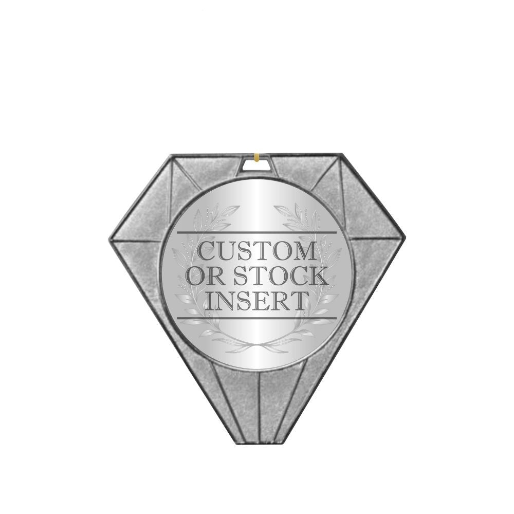 Exclusive Jewel Medal with Round Insert