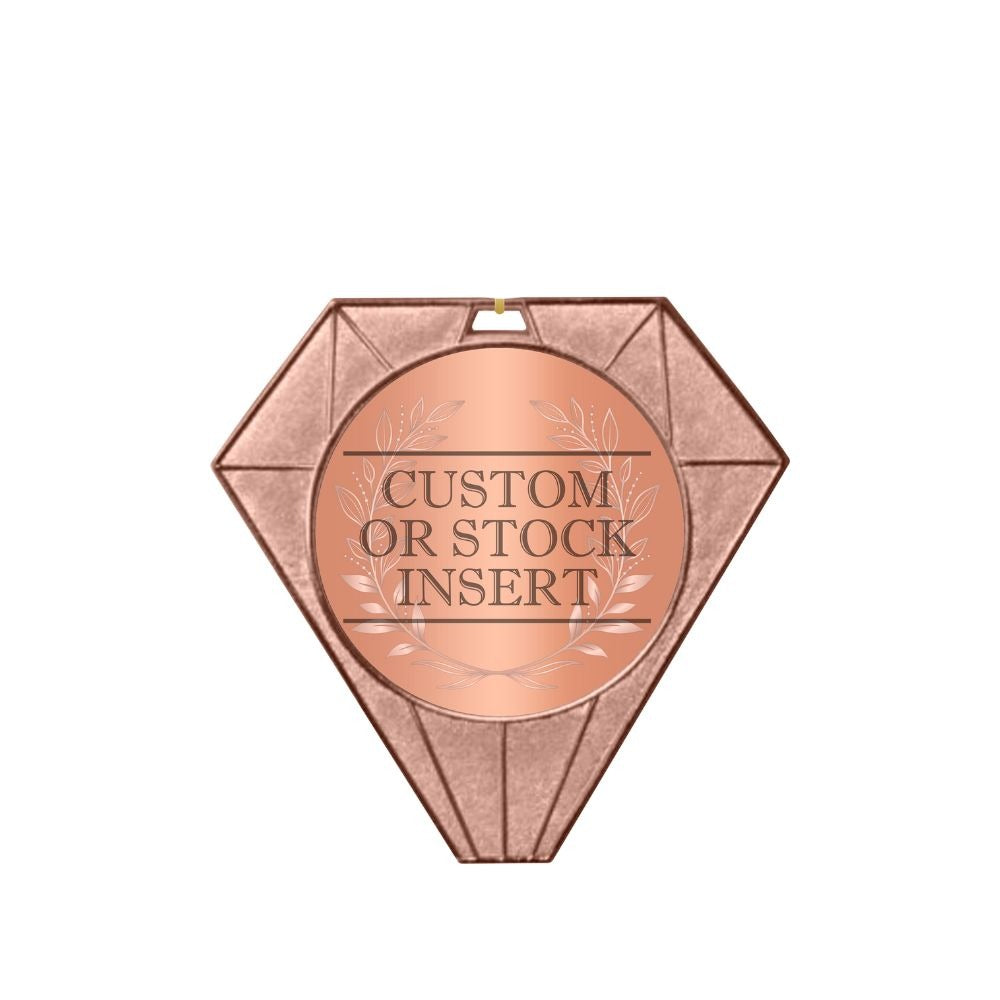 Exclusive Jewel Medal with Round Insert