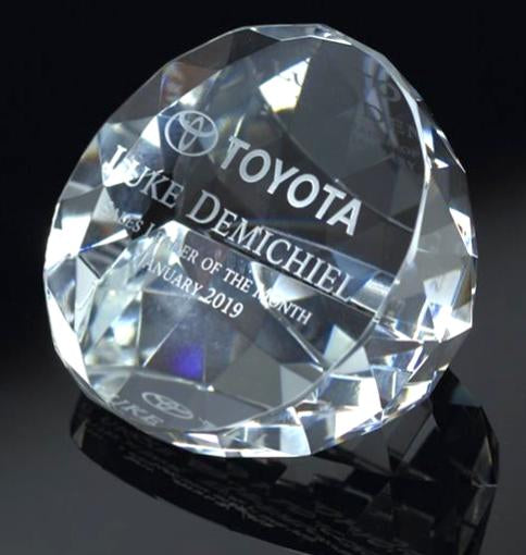 Crystal Domed Paperweight