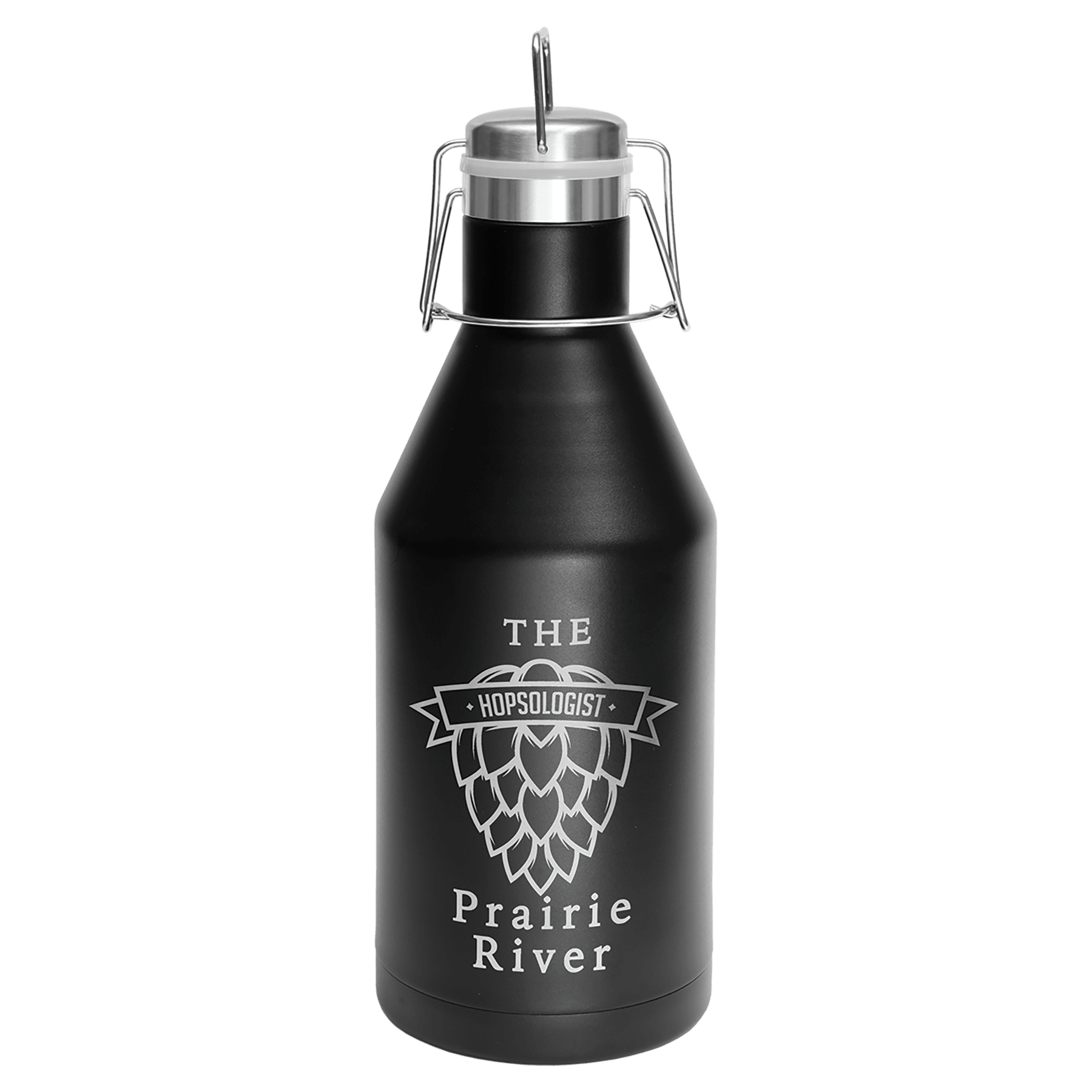 64 oz. Stainless Steel Vacuum Insulated Growler with Swing-Top Lid