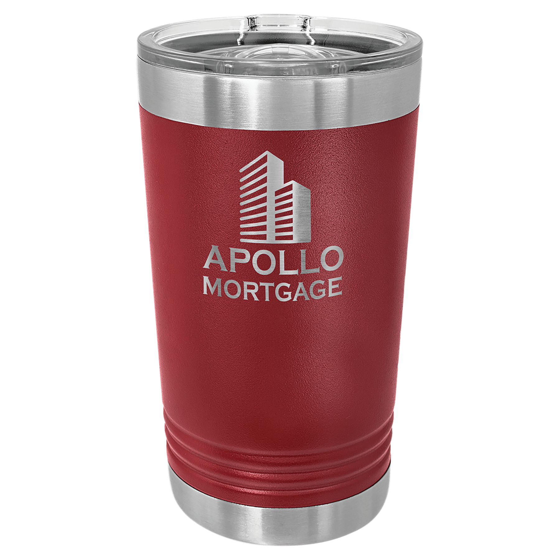 16 oz. Stainless Steel Pint with Slider Lid